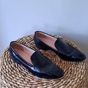 J.Crew Women’s Academy Classic Preppy/Dress Black Patent Leather Loafers size 8